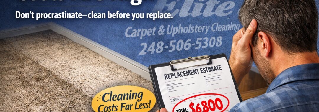 Carpet replacement cost in Michigan is high in 2026 — Elite Carpet & Upholstery Cleaning 248-506-5308